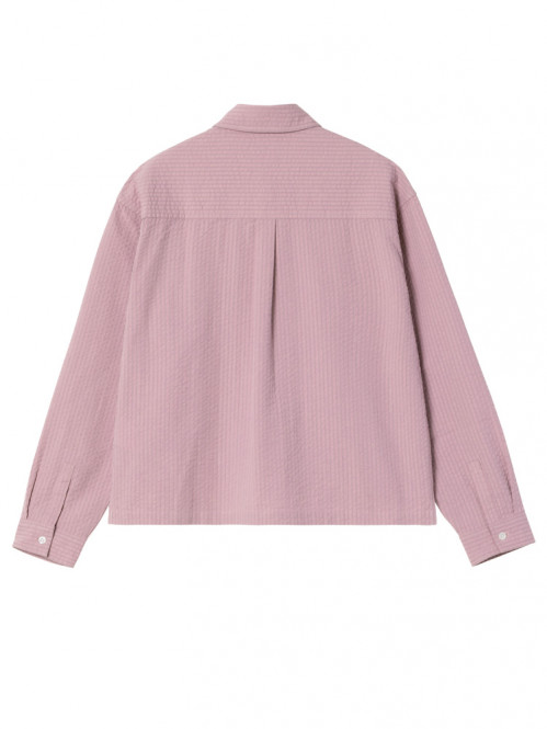 W ls toland shirt pink fog 