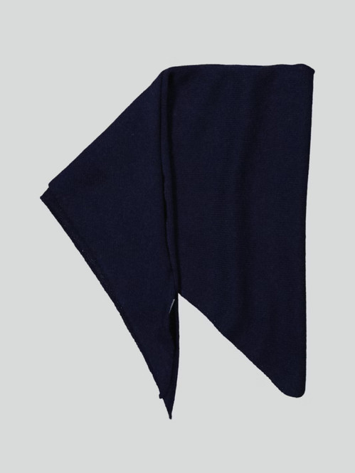 Triangle scarf navy blue 