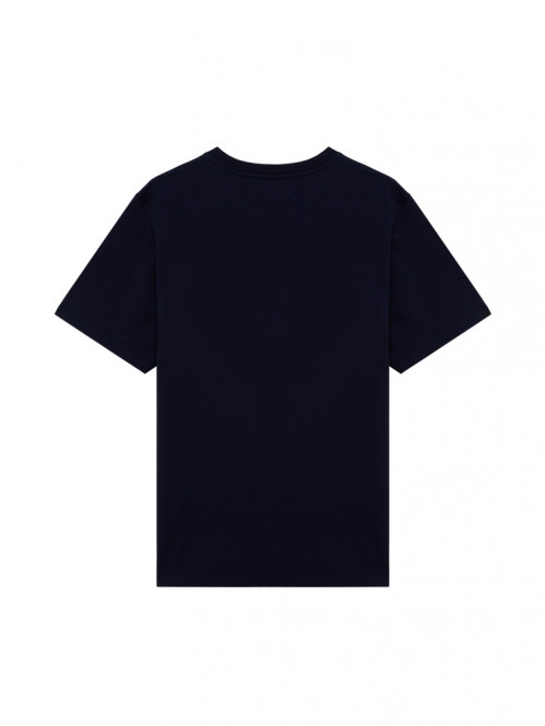 T-shirt man cotton blue 