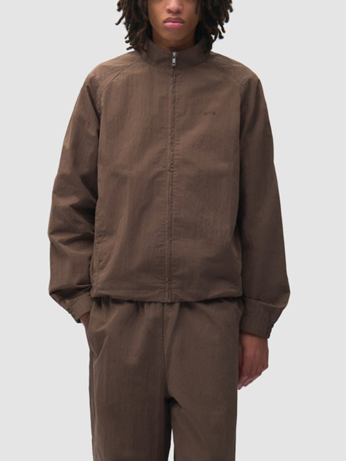 Uniform track jacket brown 