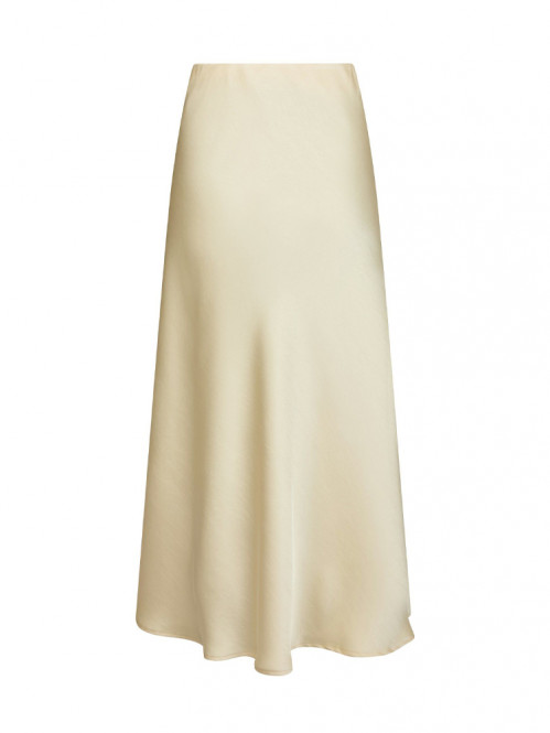 Vicky heavy sateen skirt light yellow M