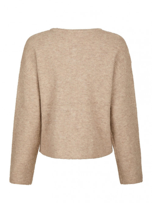 Vilja knit cardigan sand mel M
