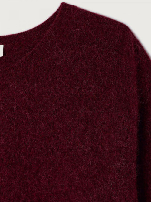 Vito 18p pullover grenat chine S