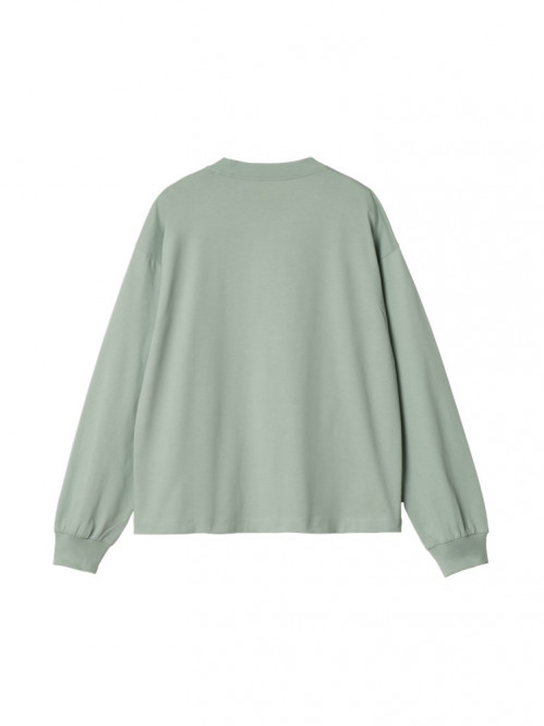 W ls grayson shirt frosted green 