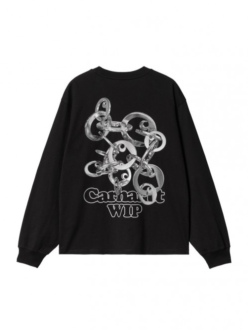 W ls linked charms black XS