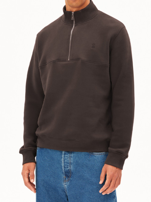 Waarlo fleece sweatshirt claystone 
