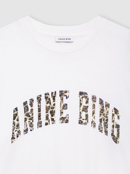 Walker t-shirt anine bing leo ivory 