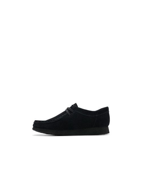 Wallabee O black suede 