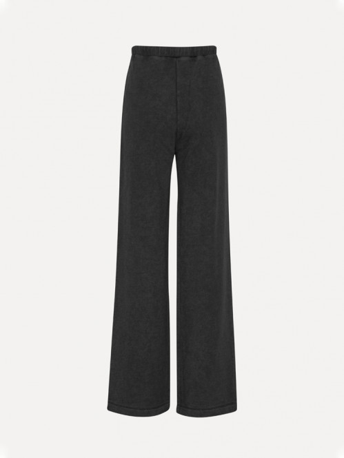 Washed heavy sweatpants black 