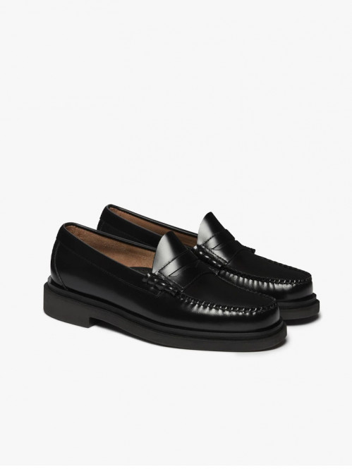 Weejun step larson moc penny black 