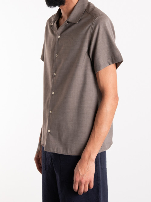 Camicia bowling mc shirt tortora XL