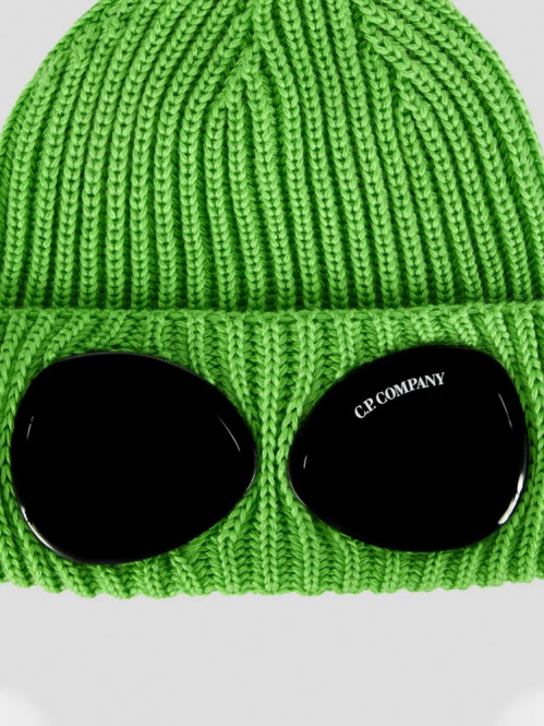 Goggle beanie green 