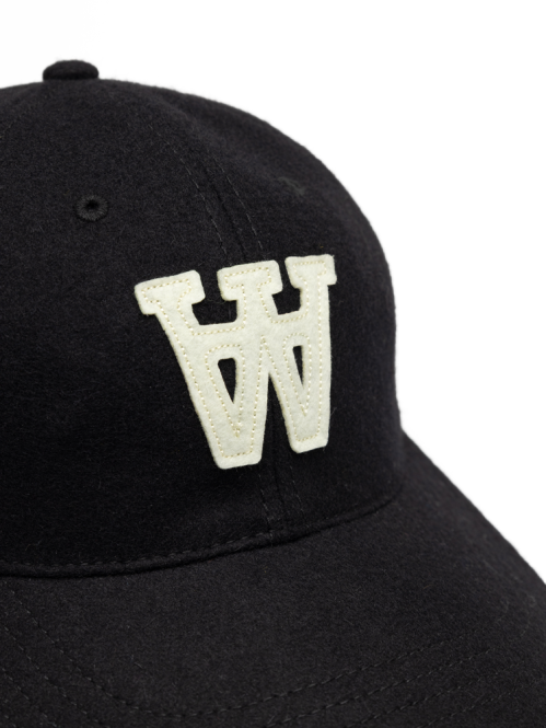 WW aa felt patch cap black 