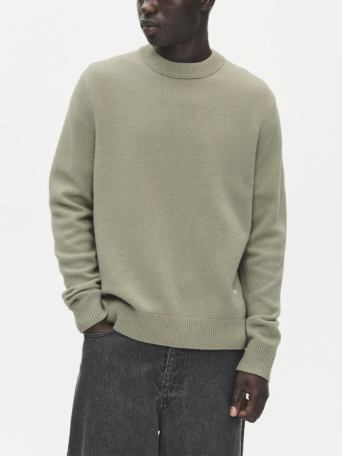 WW logo crew neck pullover basil 