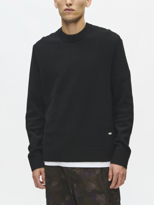 WW logo crew neck pullover black 
