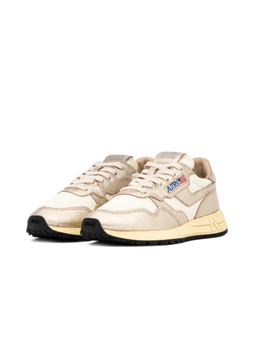 Reelwind low wmns sneaker white gold 