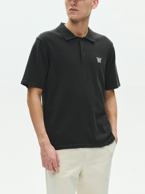 WWmikkel polo knit black 