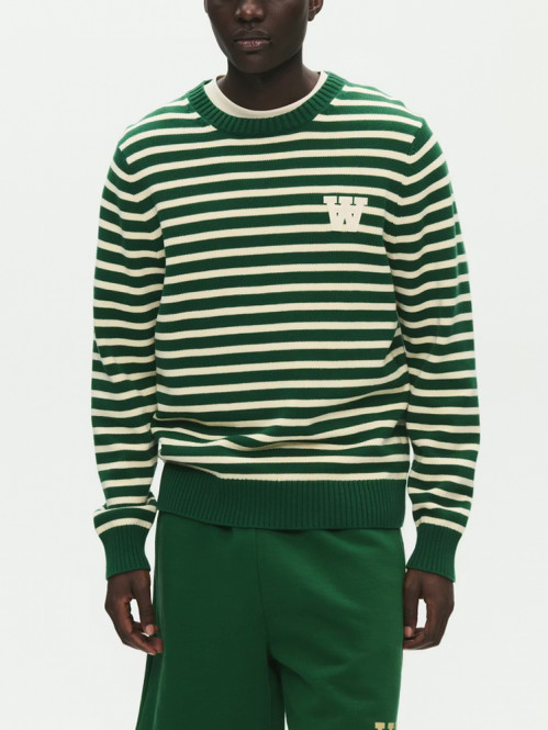 WWtay crew neck pullover eden stripe 