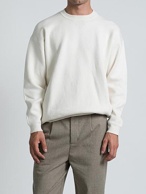 Yard fusion sweatshirt bianco 