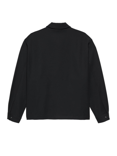 Zip up shirt black 