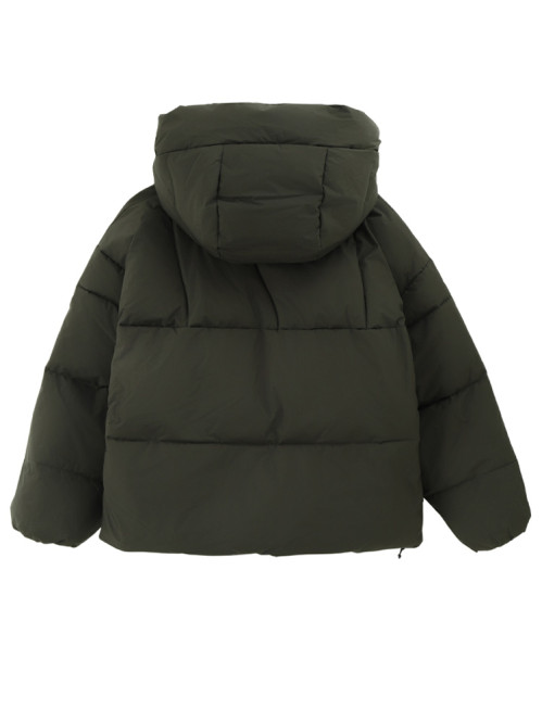 Zonza puffer jacket black olive 
