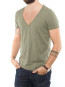 Basic v-tee olive 