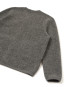 Cardigan wool fleece grey marl 