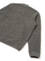 Zip bomber wool fleece jacket grey marl 