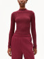 Alaania roll neck velvet red 