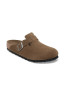 Boston suede sandals dark tea 