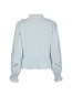 Petrine embroidery blouse light blue S