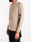 Chenille cotton polo knit vin khaki 