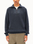 Pigment dye half zip pullover moonshadow 