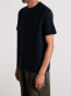 Blurry back print t-shirt navy 