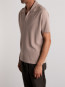 Short sleeve polo clay beige 