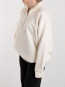 HW2312 half zip sweatshirt off white 