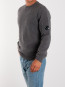 Lambswool knit sweater tarmac gray 