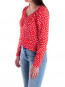 Ricki bright flower blouse red 