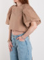 Mini blouse taupe 