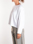 Crop longleeve white S