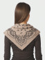 Adelina paisley knit scarf beige mel OS
