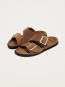 Alba sandals suede tan leather 