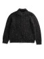 Aldrup donegal square cardigan charcoal 