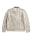 Aldrup donegal square cardigan lt grey mel 