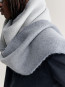 Alpaca gradient scarf cloud grey 
