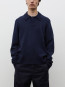 Anholt lambswool polo pullover dk navy 