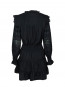 Aran s voile dress navy L