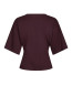 Asha boxy t-shirt bordeaux 