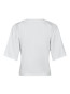 Asha boxy t-shirt white 