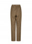 Astra check pants brown M